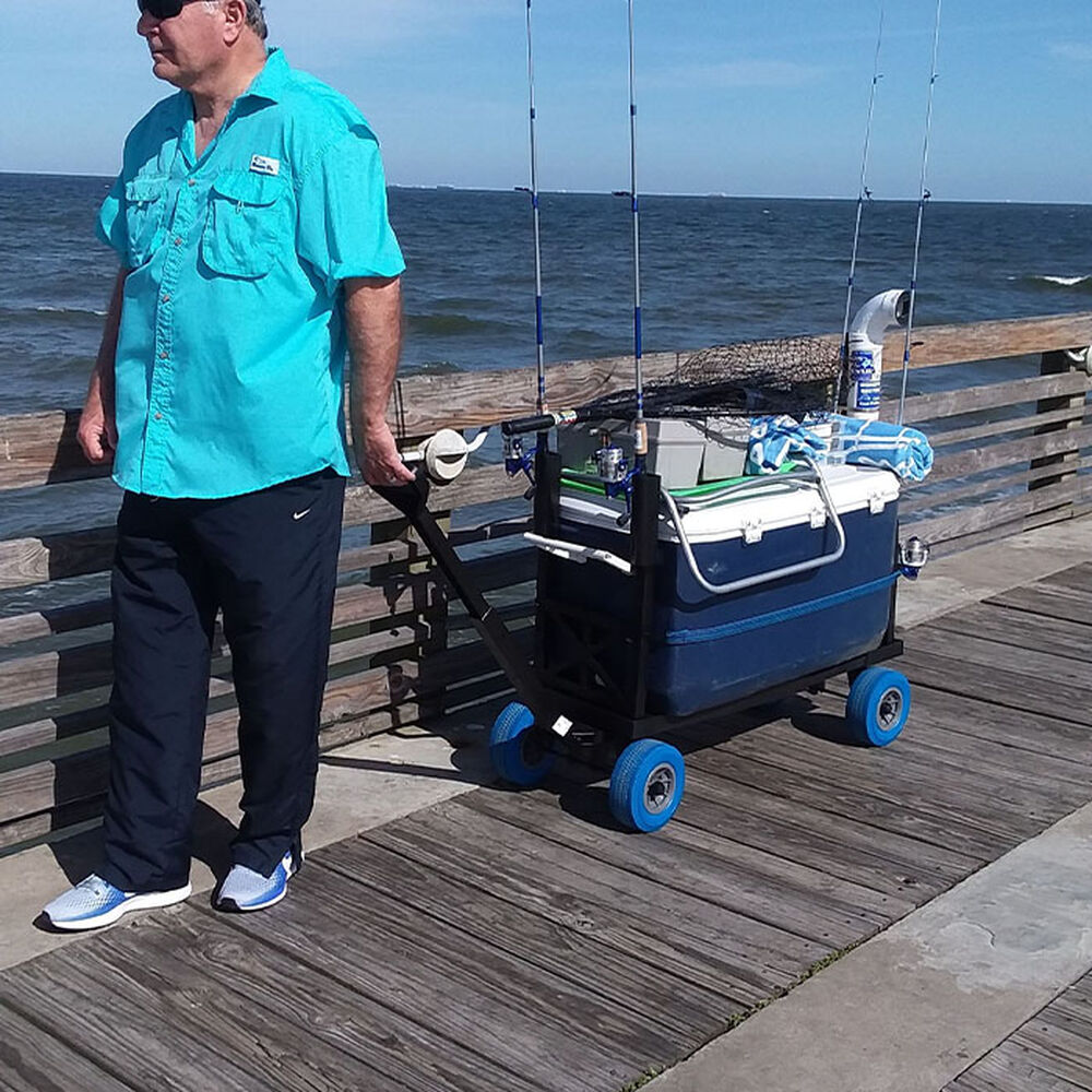 Mighty Max Pier Fishing Cooler Cart Overton's